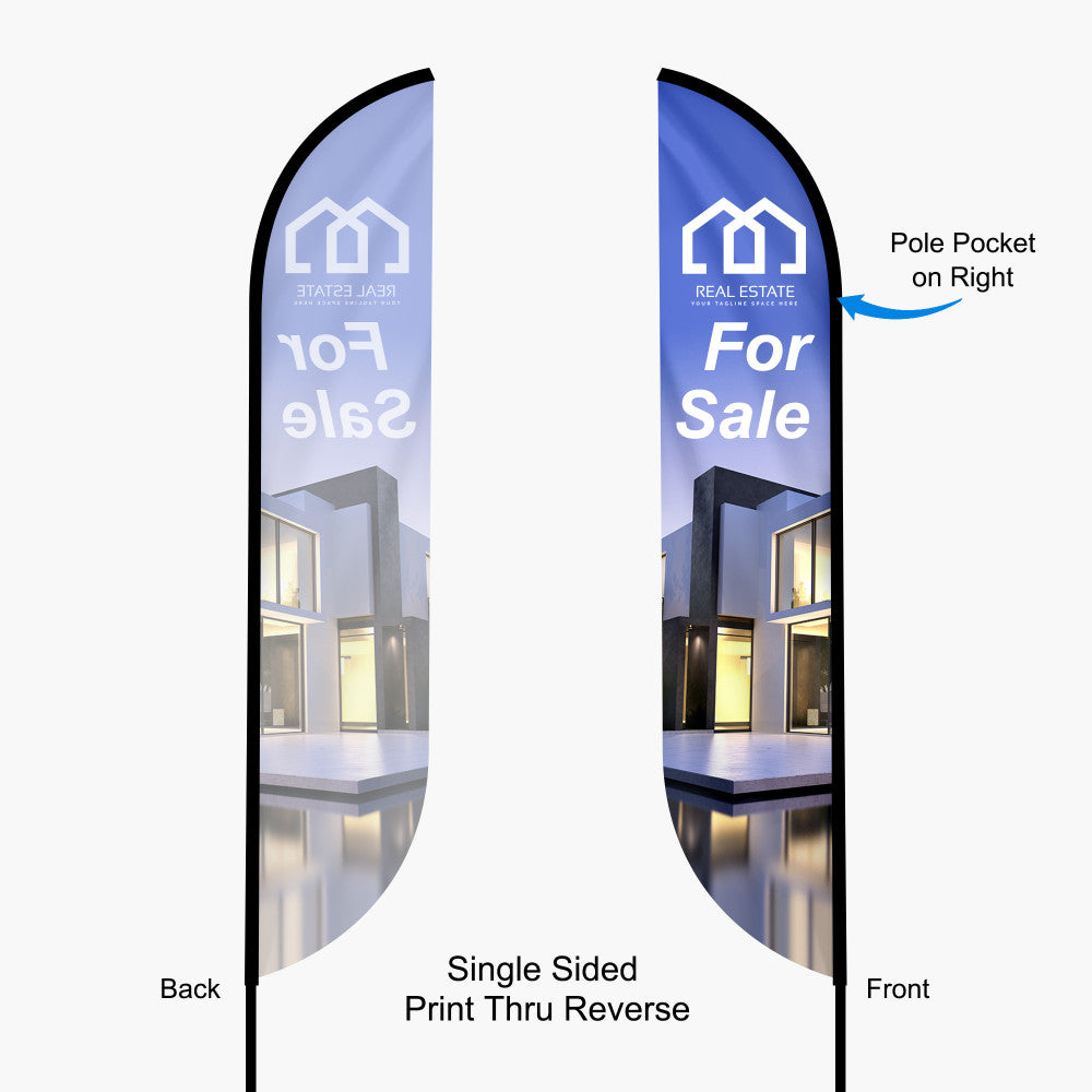Feather Convex Flags