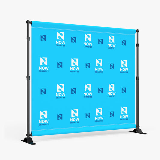 Step & Repeat Backdrop with Telescopic Stand