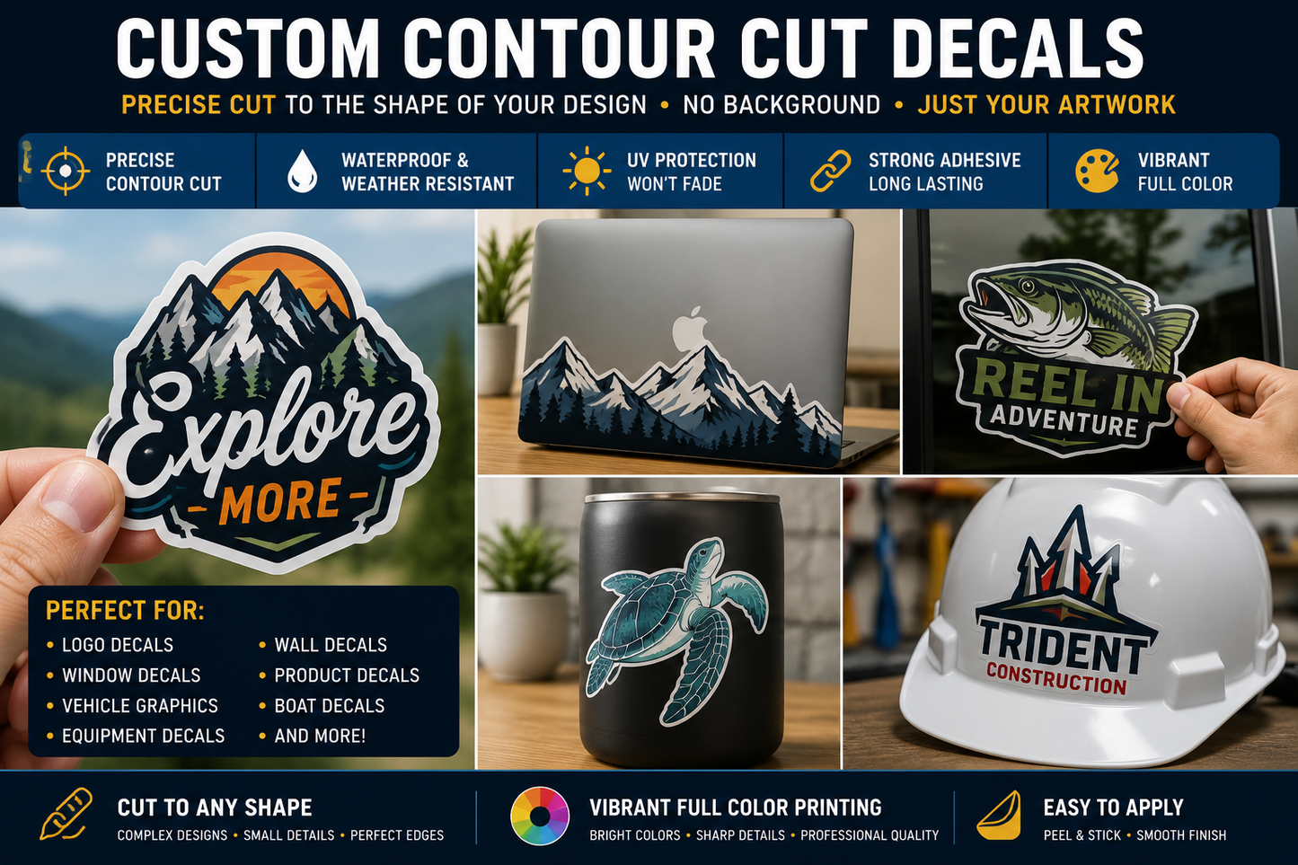 Custom Stickers, Decals & Labels