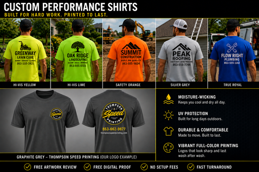Custom Performance Shirts-Short Sleeve
