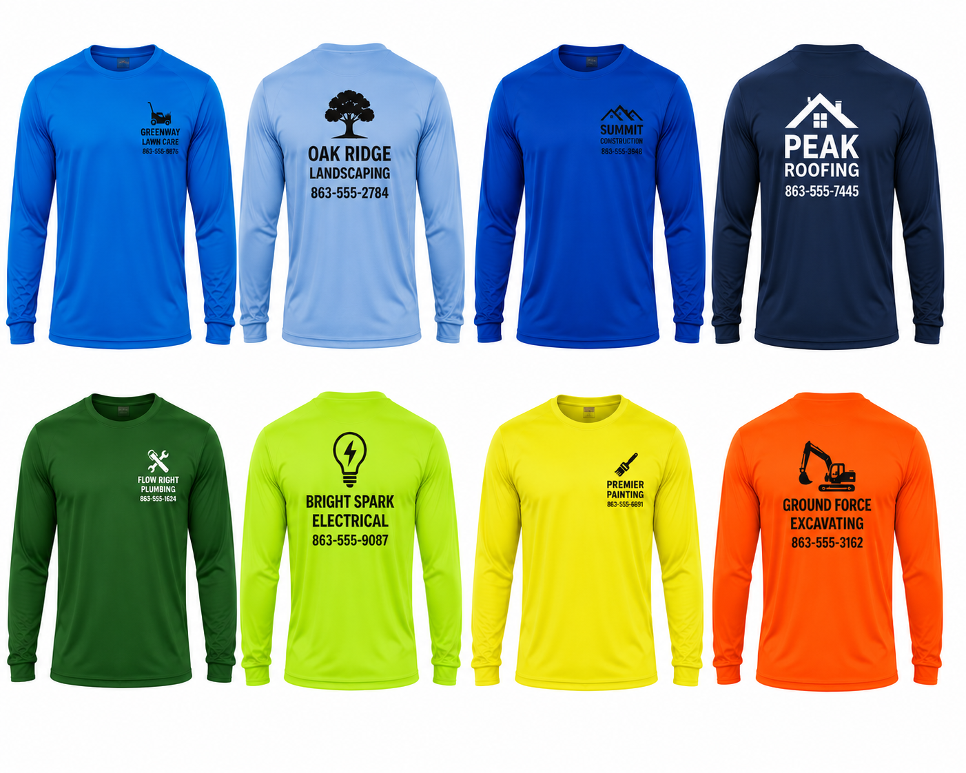 Custom Performance Shirts-Long Sleeve