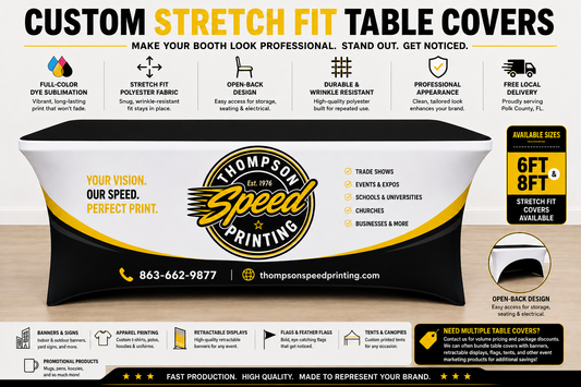 Stretch Fit Table Covers