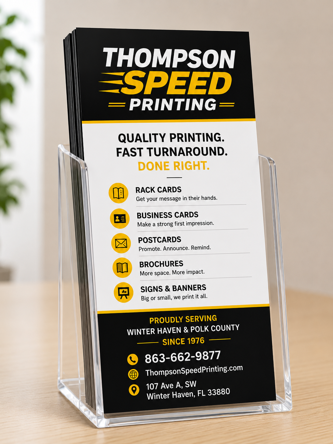 Rack Cards