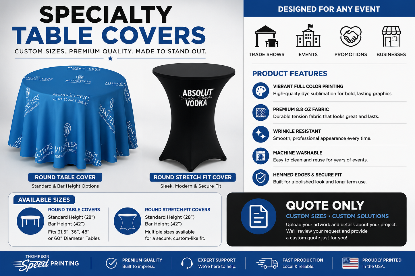 Specialty Table Covers