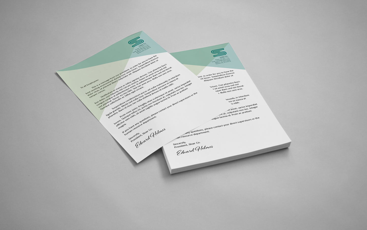 Letterheads