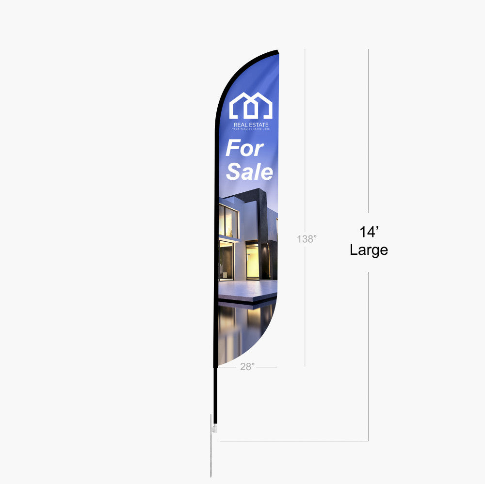 Feather Convex Flags