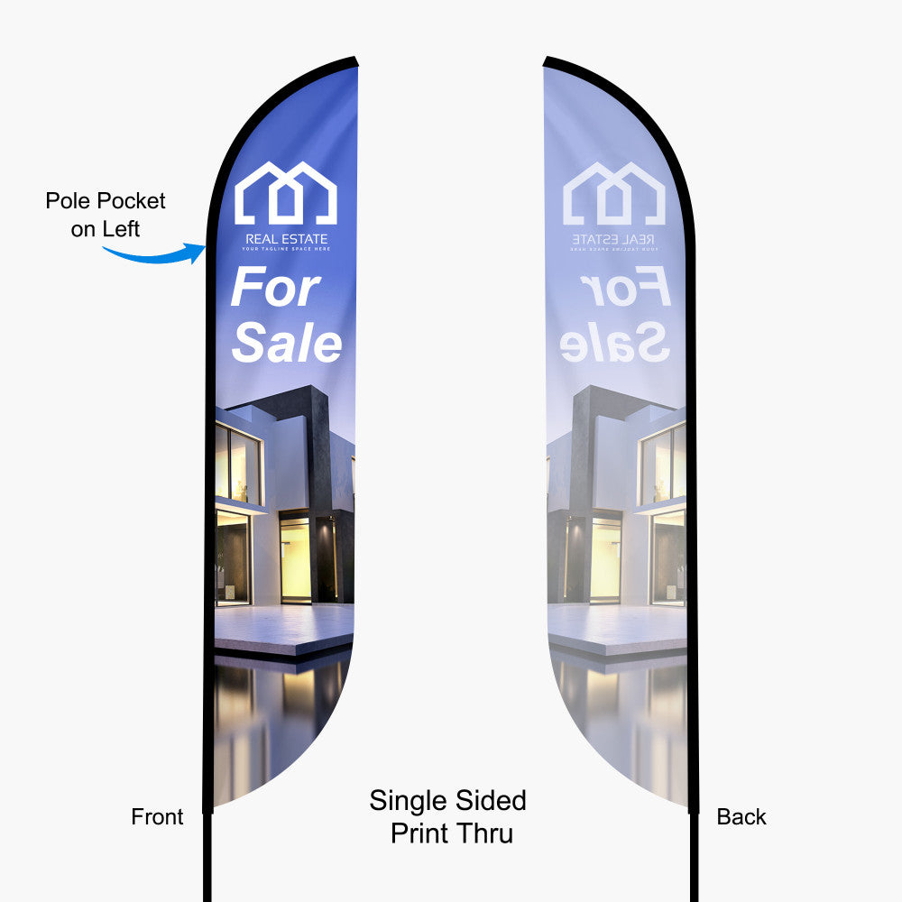 Feather Convex Flags